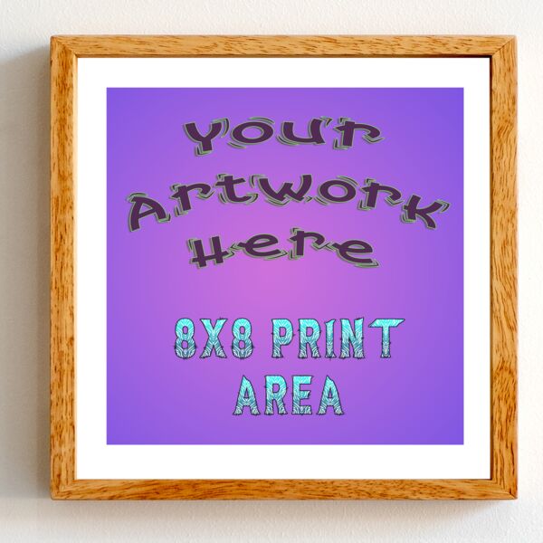 8X8 Custom Professional Poster / Picture Thumbnail